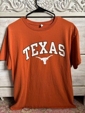 Hanes Orange Crewneck T‑Shirt